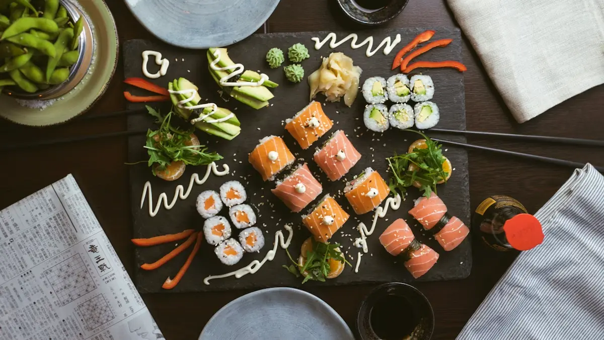Selección premium de sushi